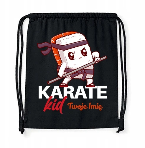 Stylovegifts Juodas KURIŠINĖS KREPŠELIS Vaikams Batams Treniruotės Mokykliniam karatė vaikui VARDAS