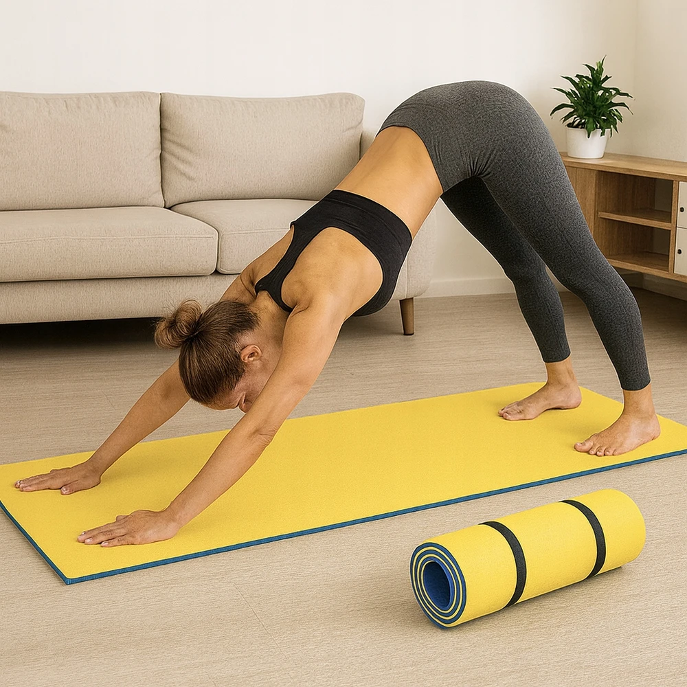 Styrnet KILMĖS KILIMAS 180/50 cm FITNESS KILIMAS, JOGOS PRATIMAS GIMNASTIKAS KELIONINĖS GUMOS