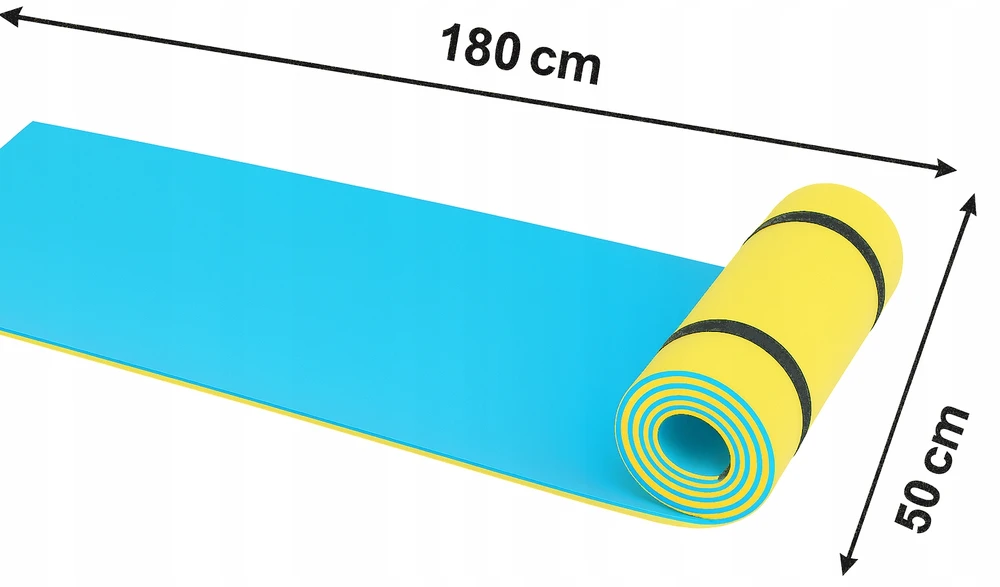 Styrnet KILMĖS KILIMAS 180/50 cm FITNESS KILIMAS, JOGOS PRATIMAS GIMNASTIKAS KELIONINĖS GUMOS
