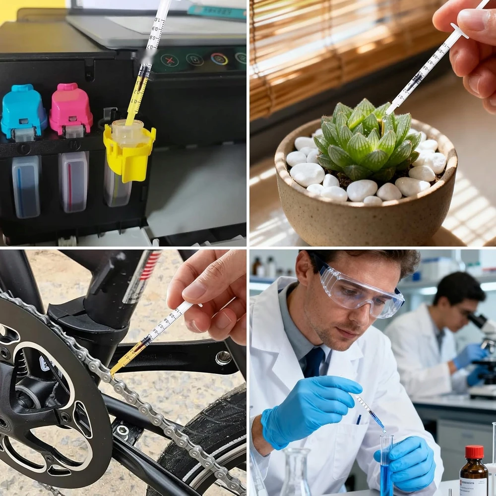 SU 1 ml 80 Vnt. SKAIDRAUS PLASTIKINIŲ Dangtelių rinkiniu