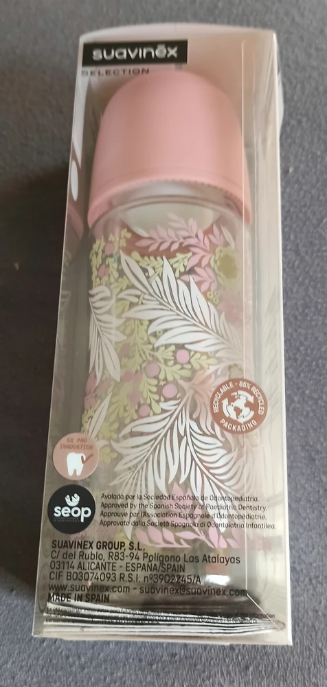Suavenix Suavinex SX Pro buteliukas nuo pilvo dieglių 360 ml L žindukas, greitas 6m+