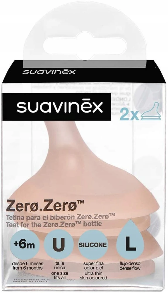 Suavinex 087049 BUTELIUKO SPENELIAI ZERO FAST L 2VNT. 308680