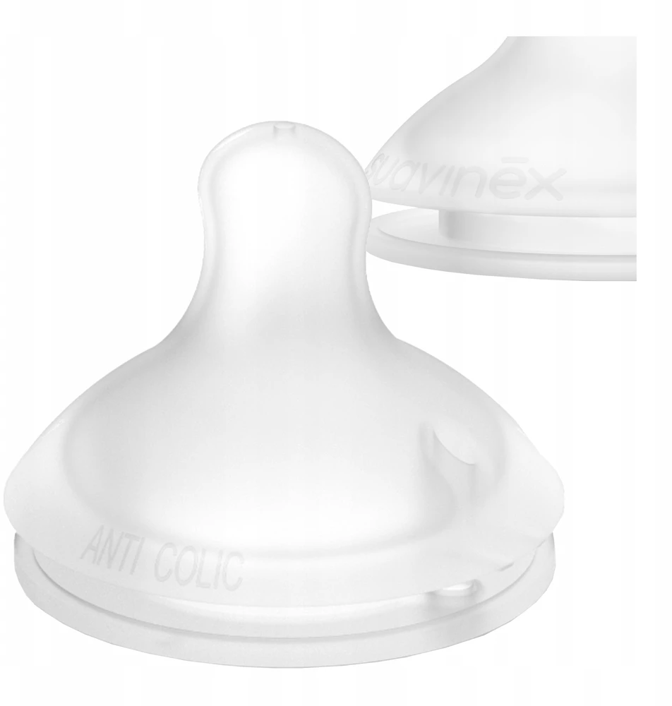 Suavinex Anti-colic buteliuko žindukas 6m + košės minkštimas 1 vnt
