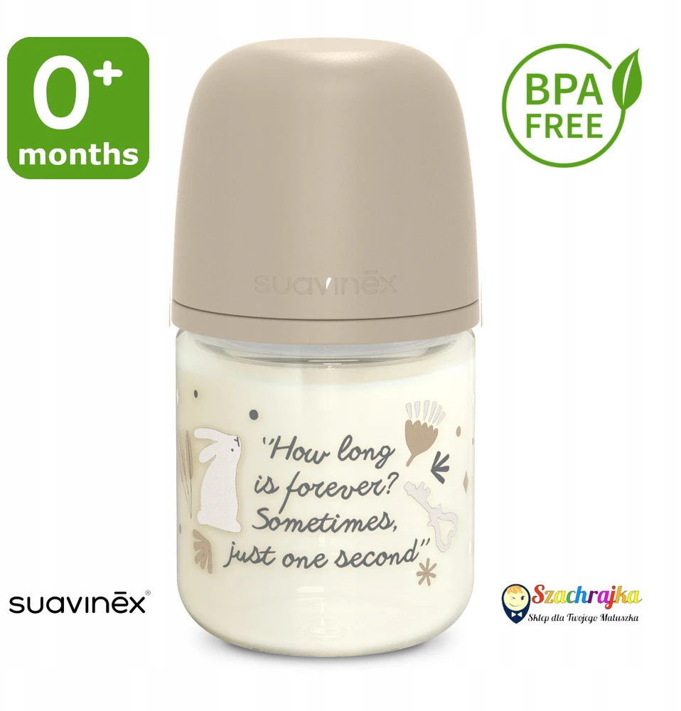 Suavinex Anti-colic stiklinis buteliukas SX Pro 120 ml laisvas srautas 0m+