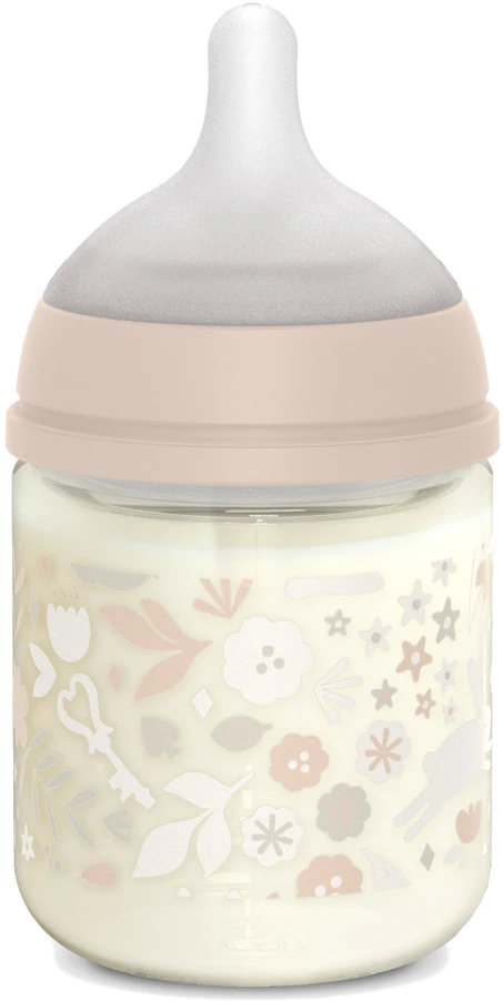 Suavinex Anti-colic stiklinis buteliukas SX Pro 120 ml laisvas srautas 0m+