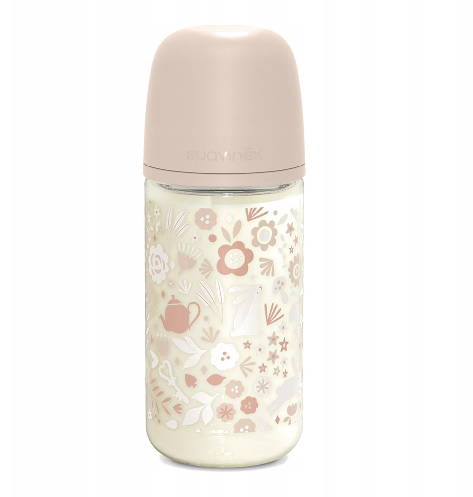 Suavinex Anti-colic stiklinis buteliukas SX Pro 240 ml vidutinio srauto 3m+