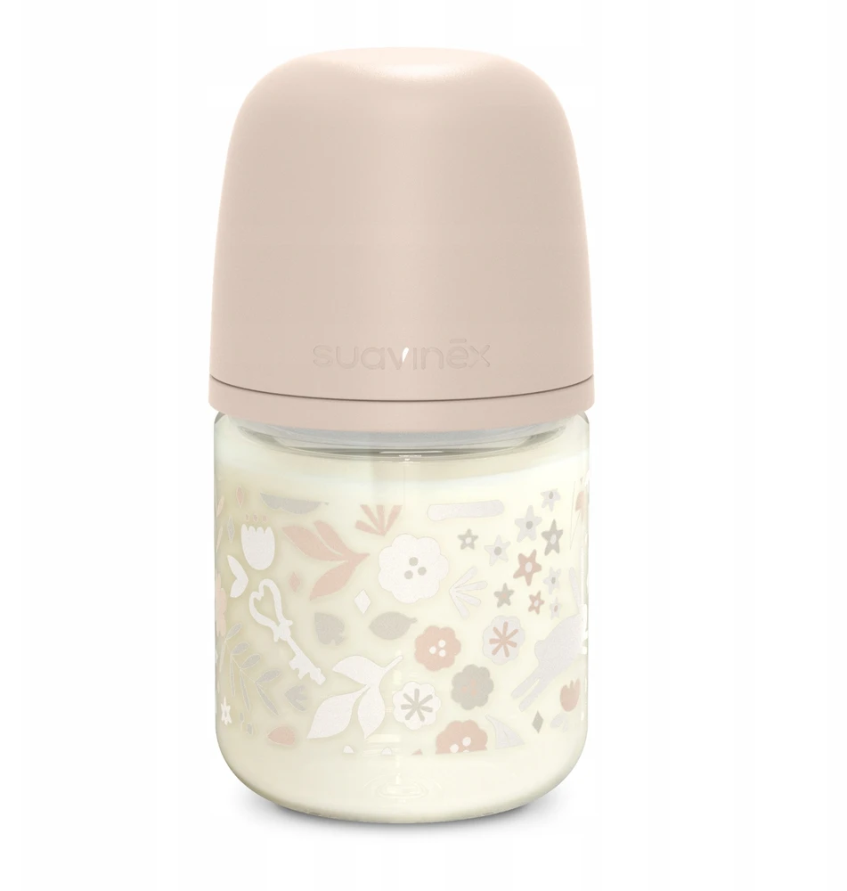 Suavinex Anti-colic stiklinis buteliukas SX Pro 120 ml laisvas srautas 0m+
