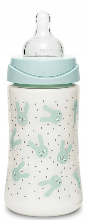 Suavinex buteliukas 270ml Premium apvalus silikoninis žindukas, 3 srautų