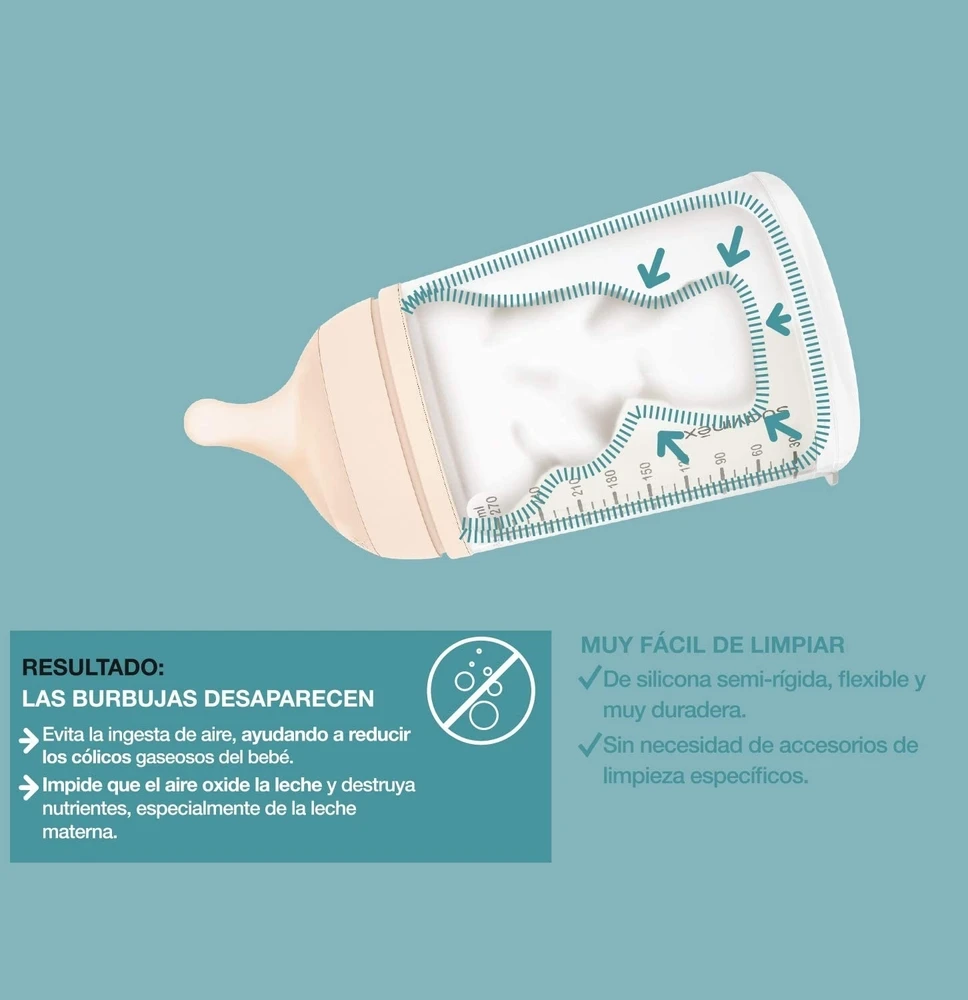 SUAVINEX buteliukas ZERO ZERO 180ml x2 Adaptable Flow (A)