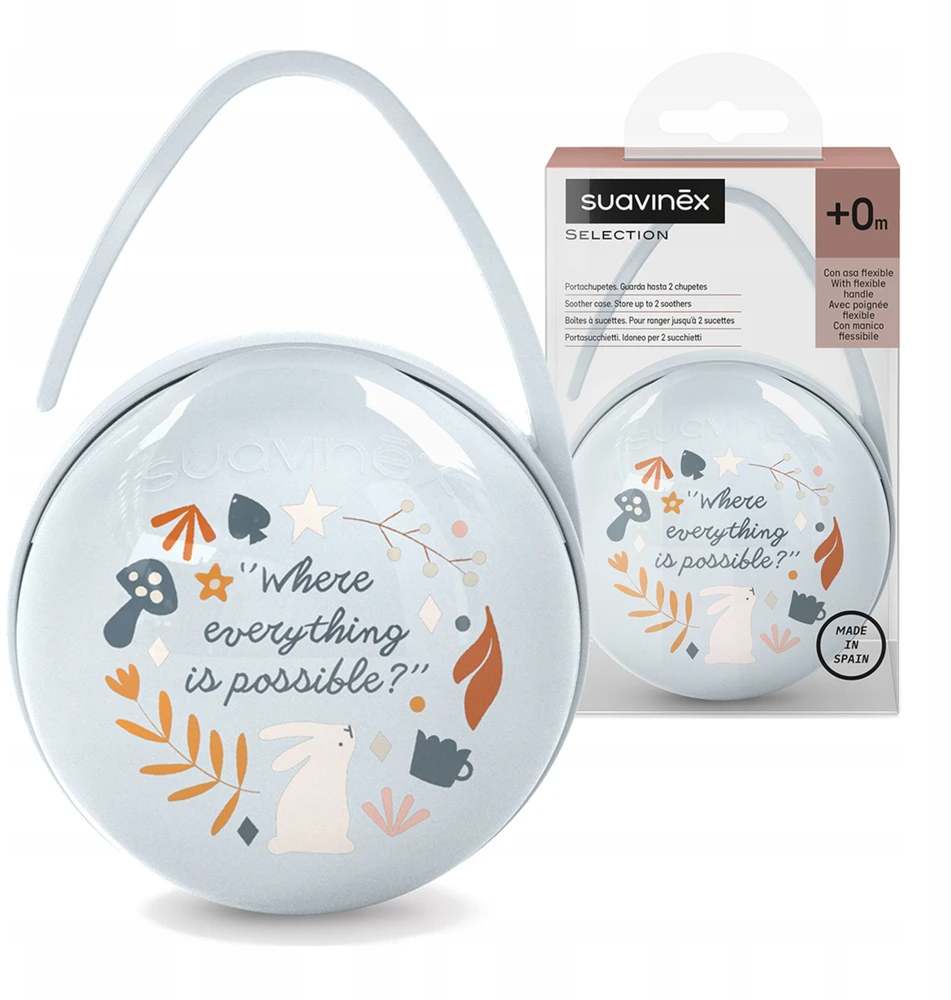 Suavinex Case Packaging Kelioninė čiulptuko talpykla dviem vienetams