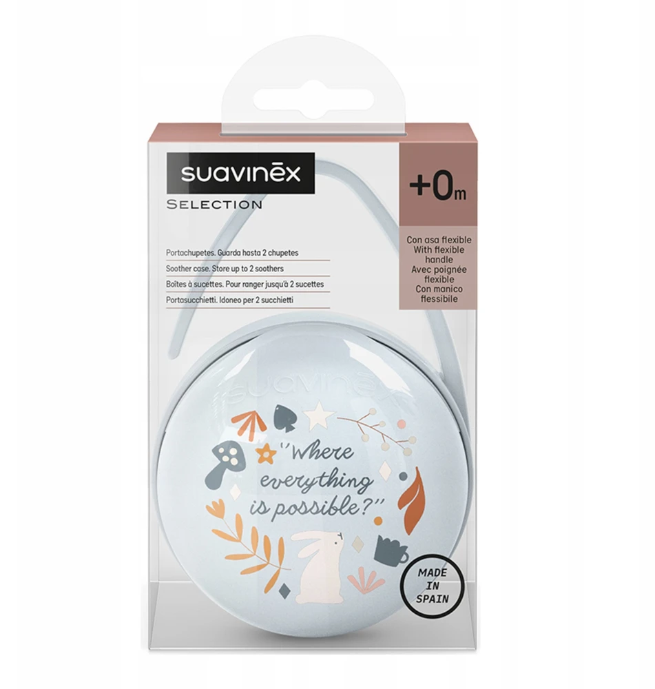 Suavinex Case Packaging Kelioninė čiulptuko talpykla dviem vienetams