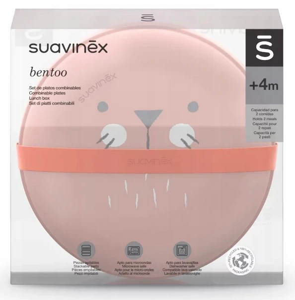 "Suavinex" dubenėlių ir maitinimo indų rinkinys, "Hygge Baby Mint