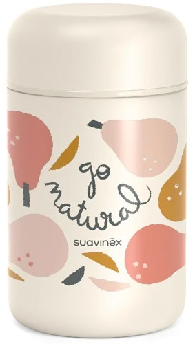 SUAVINEX Go Natural plieno pietų termosas 400 ml
