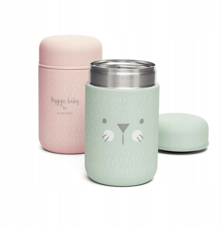 Suavinex Hygge Food termosas plieno 350 ml Mėtų