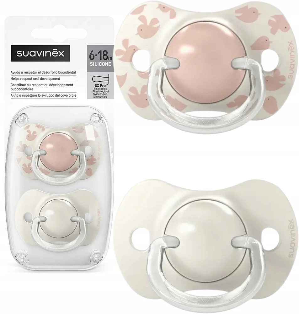 SUAVINEX PHYSIOLOGICAL RAMINANTIS TEAT SX PRO 6-18m+ SILICONE 2 vnt.