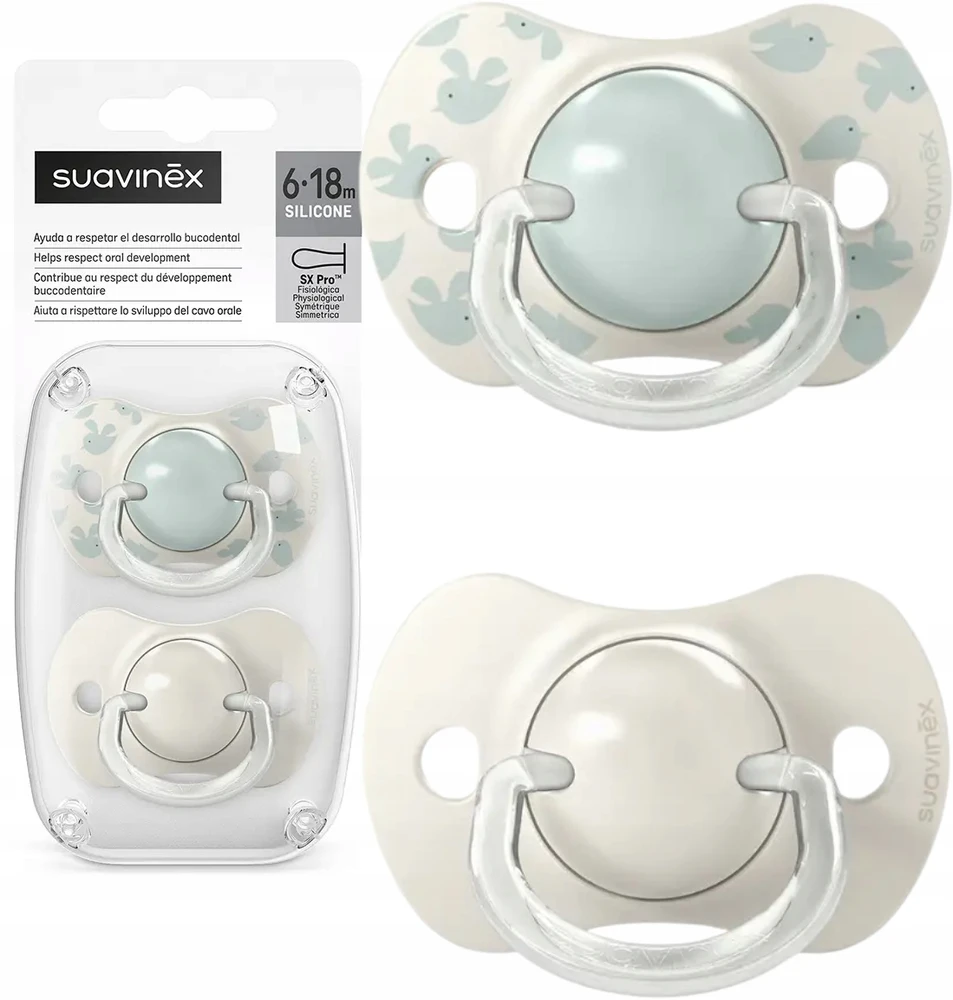 SUAVINEX PHYSIOLOGICAL RAMINANTIS TEAT SX PRO 6-18m+ SILICONE 2 vnt.