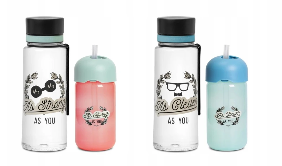 Suavinex SAUVINEX "AS YOU" - buteliukų rinkinys, 2x plastikinis buteliukas 340ml 18m+, 600ml