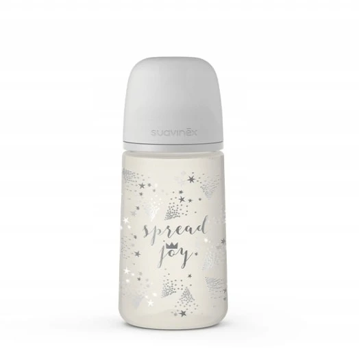 SUAVINEX SPREAD JOY XS PRO rinkinys - buteliukas kūdikiui 250 ml, žindukas 0-6m