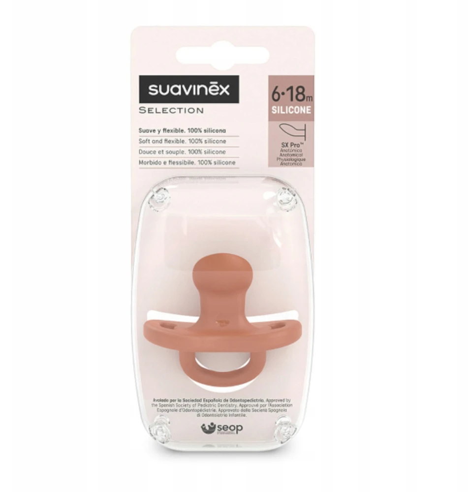 Suavinex Sx Pro anatomicinis silikoninis čiulptukas 6m+