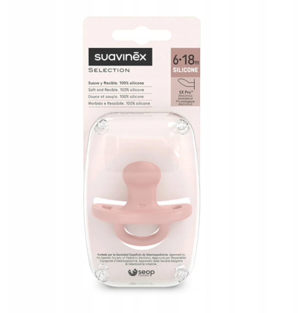 Suavinex Sx Pro anatomicinis silikoninis čiulptukas 6m+