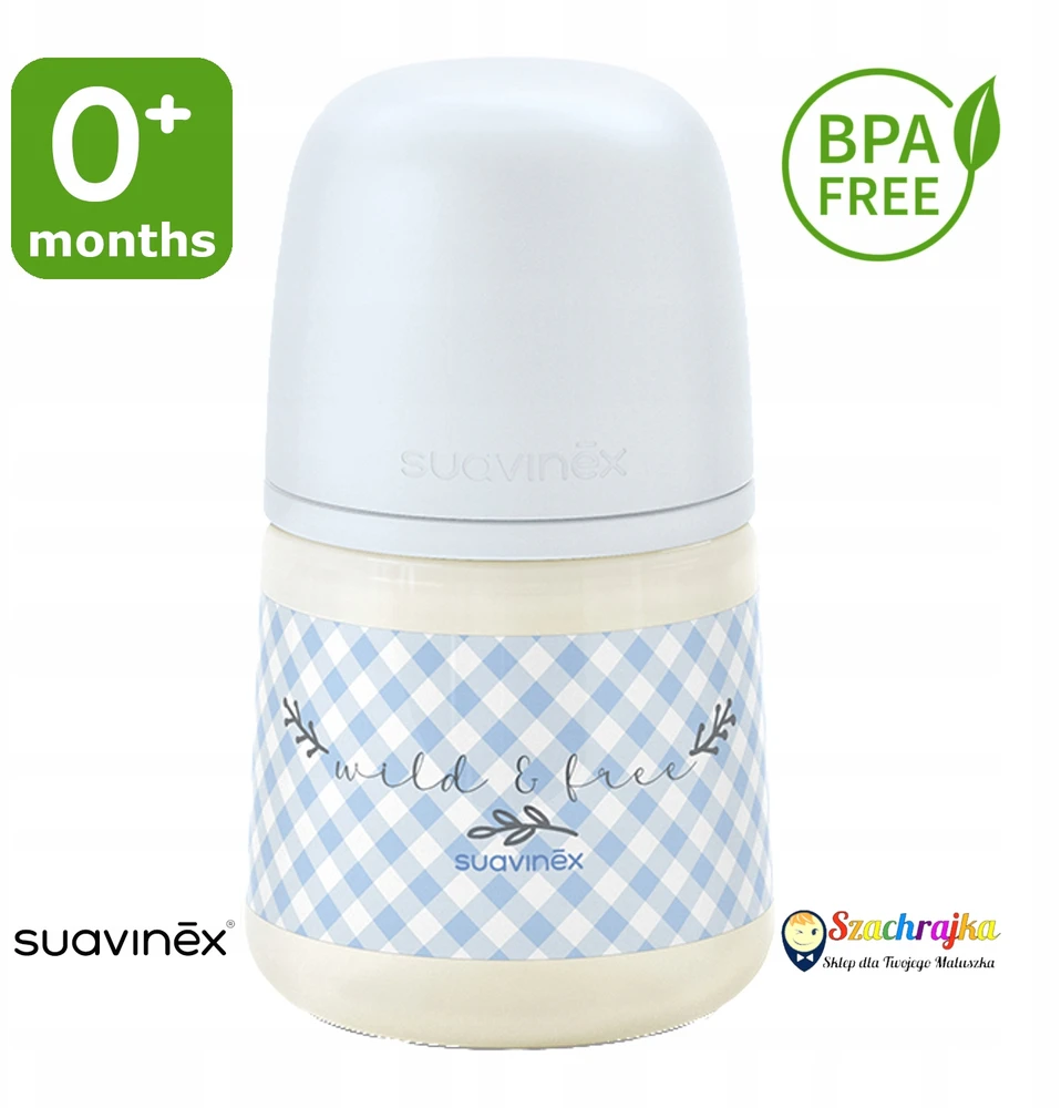 Suavinex SX Pro buteliukas nuo pilvo dieglių 150 ml laisvo srauto 0m+ be BPA