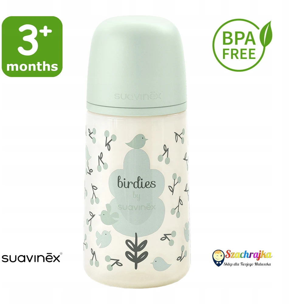 Suavinex SX Pro buteliukas nuo pilvo dieglių 270 ml vidutinio srauto žindukas 3m+