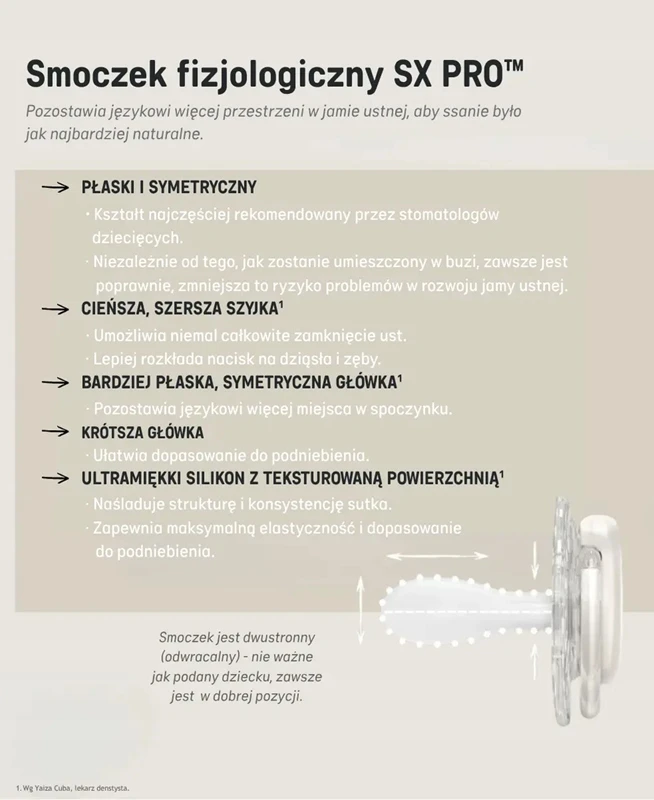 Suavinex Sx Pro fizjologinis čiulptukas 0-6 mėn. 2 vnt. vanilinis Birdies