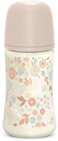 SUAVINEX WONDERLAND buteliukas - 1x kūdikio buteliukas, fiziologinis srautas M, 270 ml