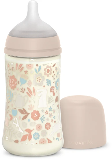 SUAVINEX WONDERLAND buteliukas - 1x kūdikio buteliukas, fiziologinis srautas M, 270 ml