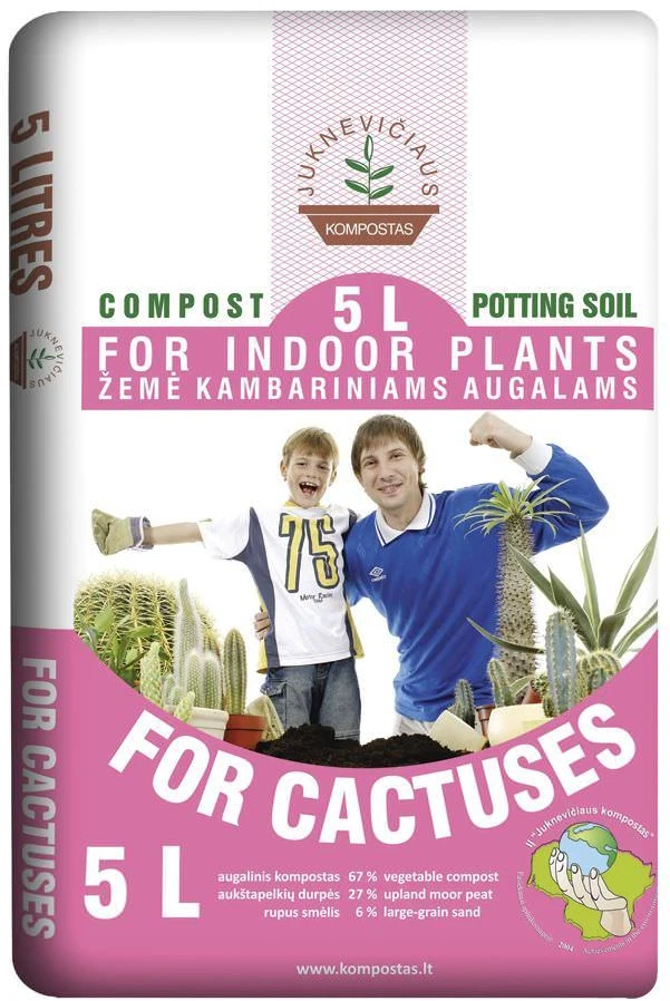 Substratas kaktusams COMPO, 5 l