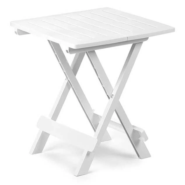 Sudedamas stalas Adige Progarden 44x44x50cm plastikas/baltas