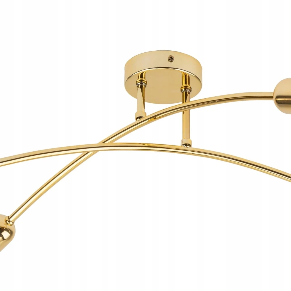 Sufitowa lampa do salonu Helix 4688 TK Lighting rustykalna metalo sp. auksinė