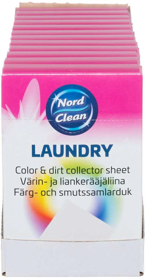 Nord Clean Spalvų ir nešvarumų surinkimo lakštai FI-SV-ET-LV-LT-NO 20 vnt