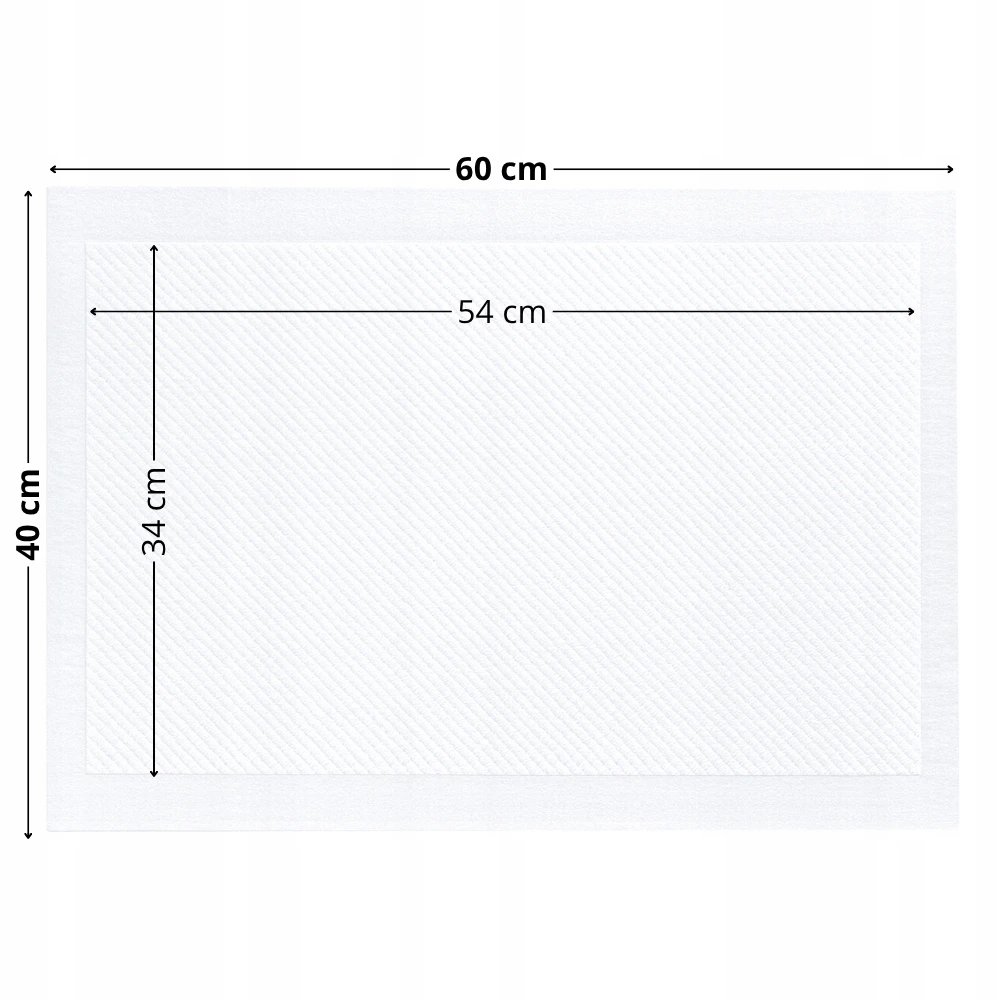 Sugeriantys higieniniai įklotai MEDIBED BASIC 40x60 nesterilūs 360 ml 30 vnt.