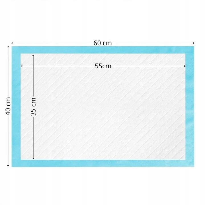 SUgeriantys įklotai MEDIBED PLUS 40X60 STRONG nesterilūs PREMIUM 510ml 120 vnt.