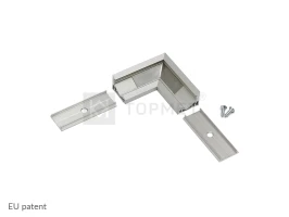 LED profilio juostos CORNER10 kampinis sujungimas L, anoduotas