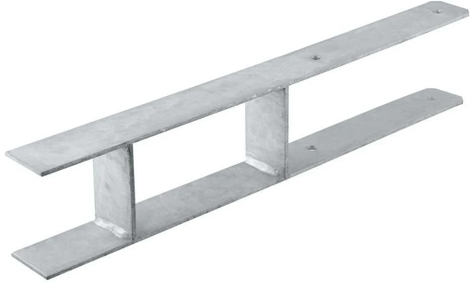 H tipo tvirtinimo pagrindas Suki.International 101x310x600x5mm karštai cinkuotas