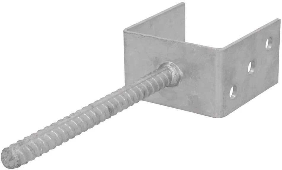 U tipo tvirtinimo pagrindas su inkaru Suki.International 91x200x4mm karštai cinkuotas