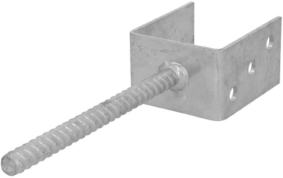 U tipo tvirtinimo pagrindas su inkaru Suki.International 81x100x60x200x5.0mm karštai cinkuotas