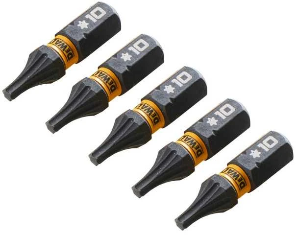 DEWALT KOŃCÓWKA UDAROWA T10x25 5szt. EXTREME IMPACT TORSION
