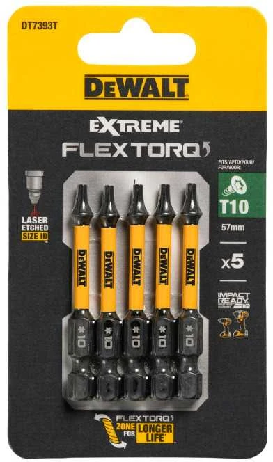 DEWALT KOŃCÓWKA UDAROWA T10x50 /5szt. EXTREME IMPACT TORSION