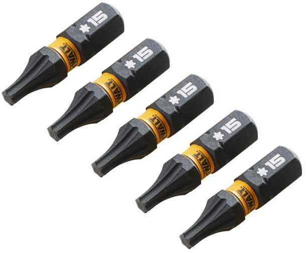 DEWALT KOŃCÓWKA UDAROWA T15x25 5szt. EXTREME IMPACT TORSION