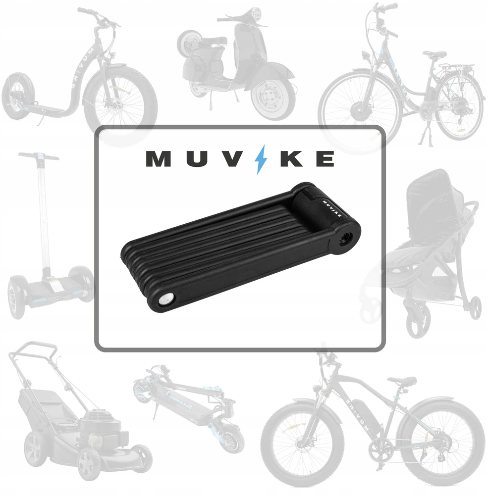 SULANKSTAMAS DVIRAČIO UŽRAKTAS 110cm 8mm SU RAKTU + MUVIKE sulankstoma rankena 1100/8K