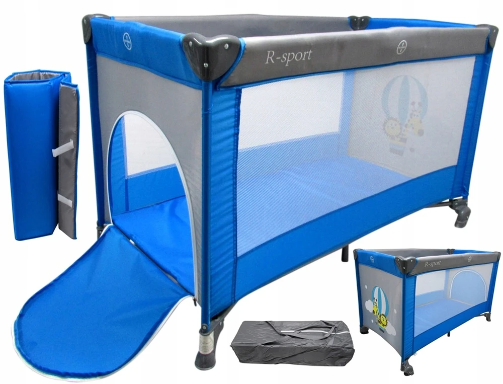 Sulankstoma kelioninė lova GLR54 PLAYBACK 126x65 cm