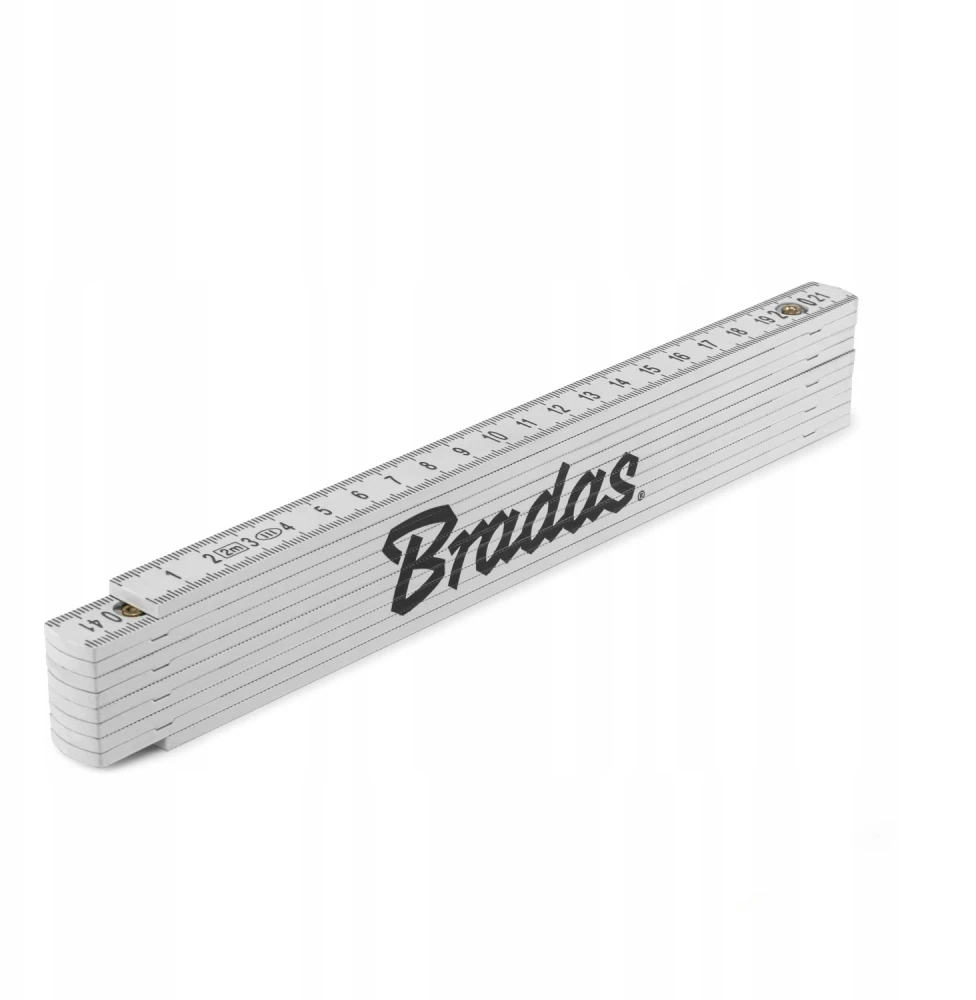 Sulankstoma matavimo juosta ABS 2 m spyruoklinė / baltos spalvos „DIY-MFP21WH/S“