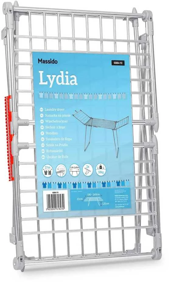 Massido Sulankstoma pastatoma skalbinių džiovyklė „Lydia“, 27 m, nerūdijančio plieno