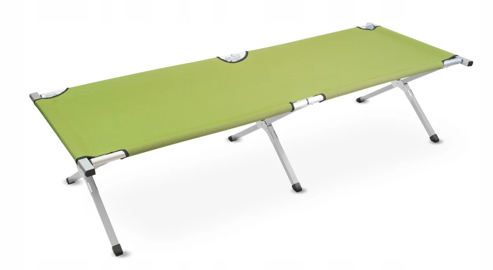 Sulankstoma turistinė lova Bass, žalia, 70x190 cm