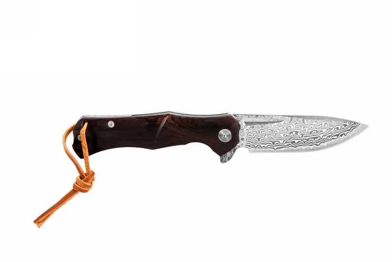 Sulankstomas Damasko plieno peilis Kamazaki KZI23004