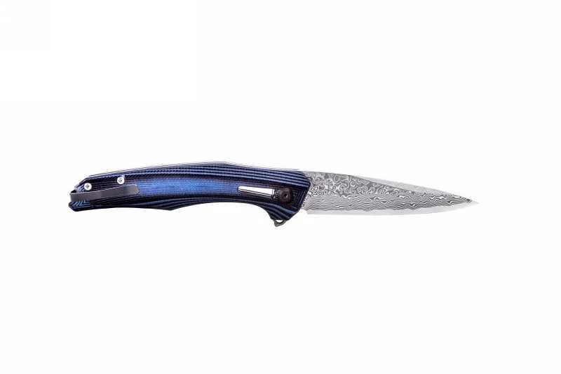 Sulankstomas Damasko plieno peilis Kamazaki KZI23060