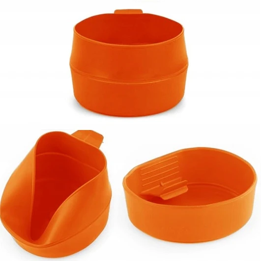 Švediškas sulankstomas puodukas WILDO Fold-a-cup 200ml Oranžinis
